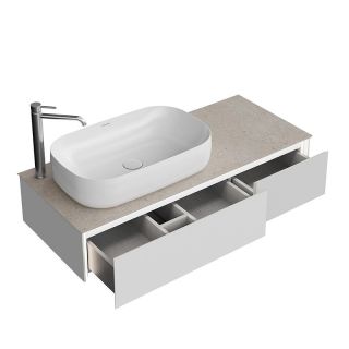 Тумба под раковину Kerama Marazzi Magica MA.120.2\MGR.M 120 см утренний серый матовый